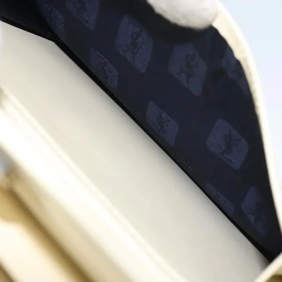 Yves Saint Laurent Cream Leather Hand Bag - Picture 12 of 12